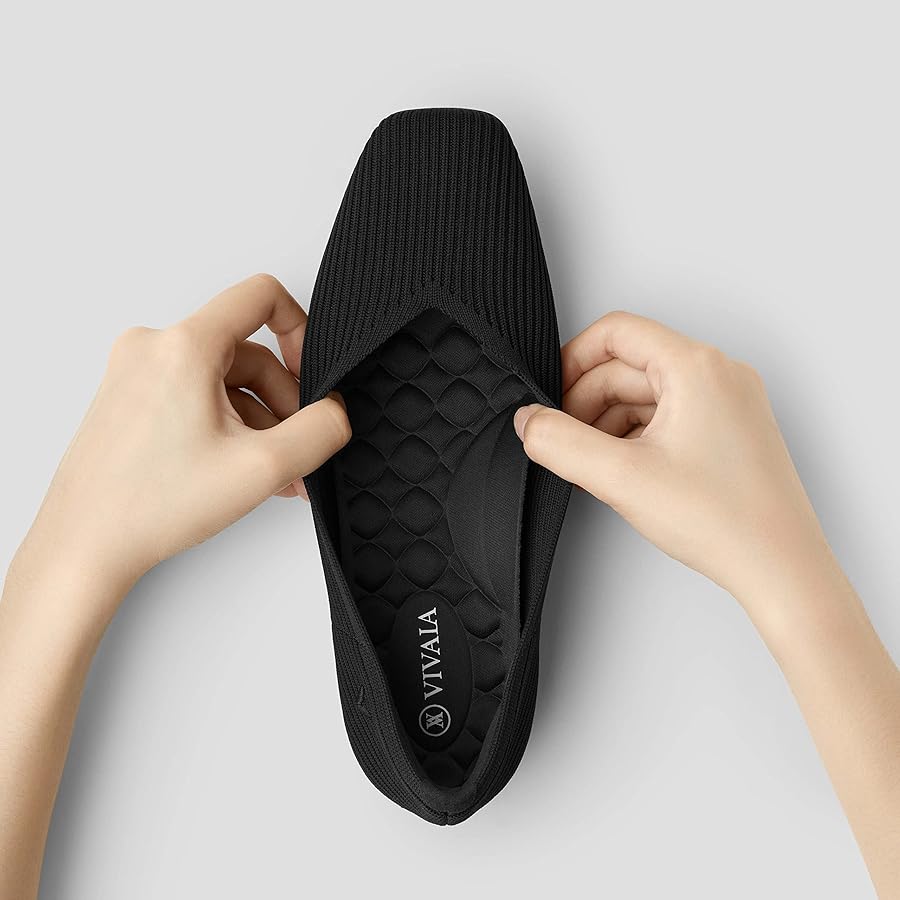 VIVAIA MARGOT WALKERフラットシューズEU36/23cm Amazon.com | VIVAIA Margot Walker Women's Lightweight Square